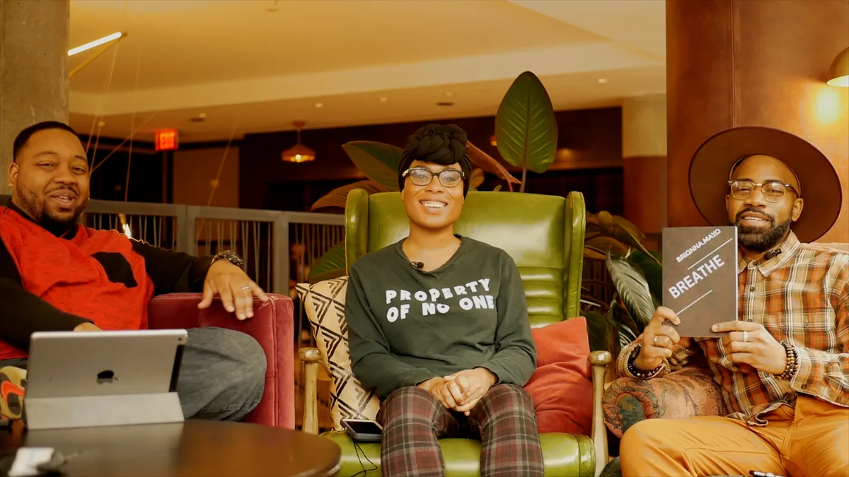 Breathe with Brionna Mayo — podcast project still.
