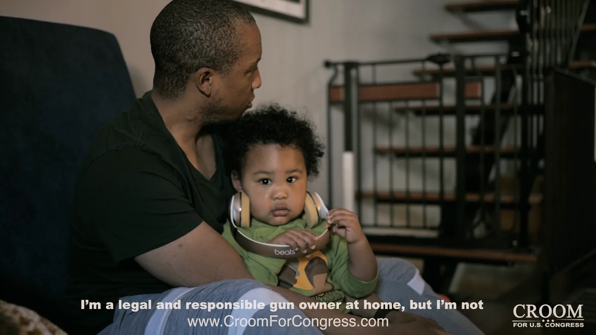 Croom for Congress — commercial project still.
